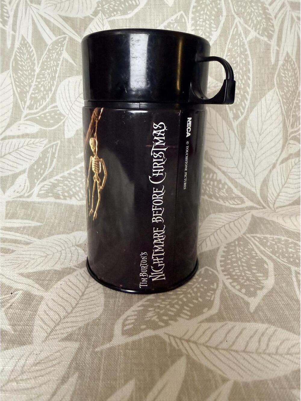 Vintage NECA Nightmare Before Christmas Insulated Travel Mug Thermos Cup